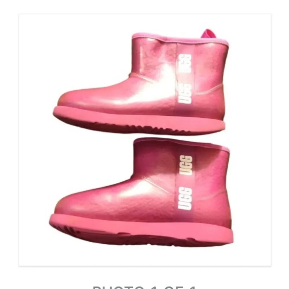Ugg pink furry boots
